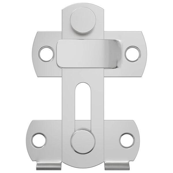 vidaXL &Mu;&epsilon;&tau;&alpha;&lambda;&lambda;&iota;&kappa;ό&sigmaf; &kappa;&lambda;&epsilon;&iota;&delta;&alpha;&rho;&iota;ά&sigmaf; &pi;ό&rho;&tau;&alpha;&sigmaf; 2 pcs &Alpha;&sigma;&eta;&mu;ί 70 x 8 mm &Alpha;&tau;&sigma;ά&lambda;&iota;