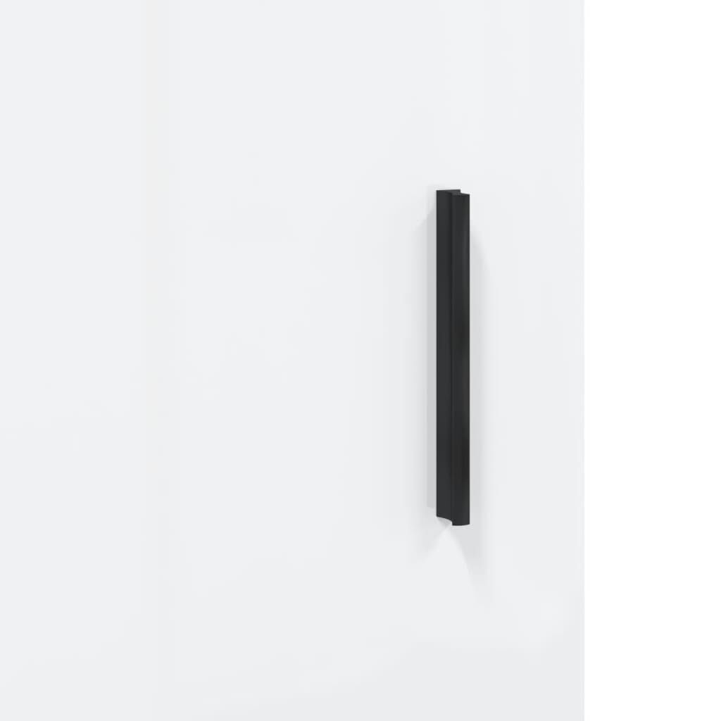vidaXL Γραφείο Γυαλιστερό Λευκό 140x50x75 εκ. Επεξεργασμένο Ξύλο