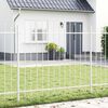 vidaXL Φράχτης Κήπου Λευκό 340 x 125 εκ.