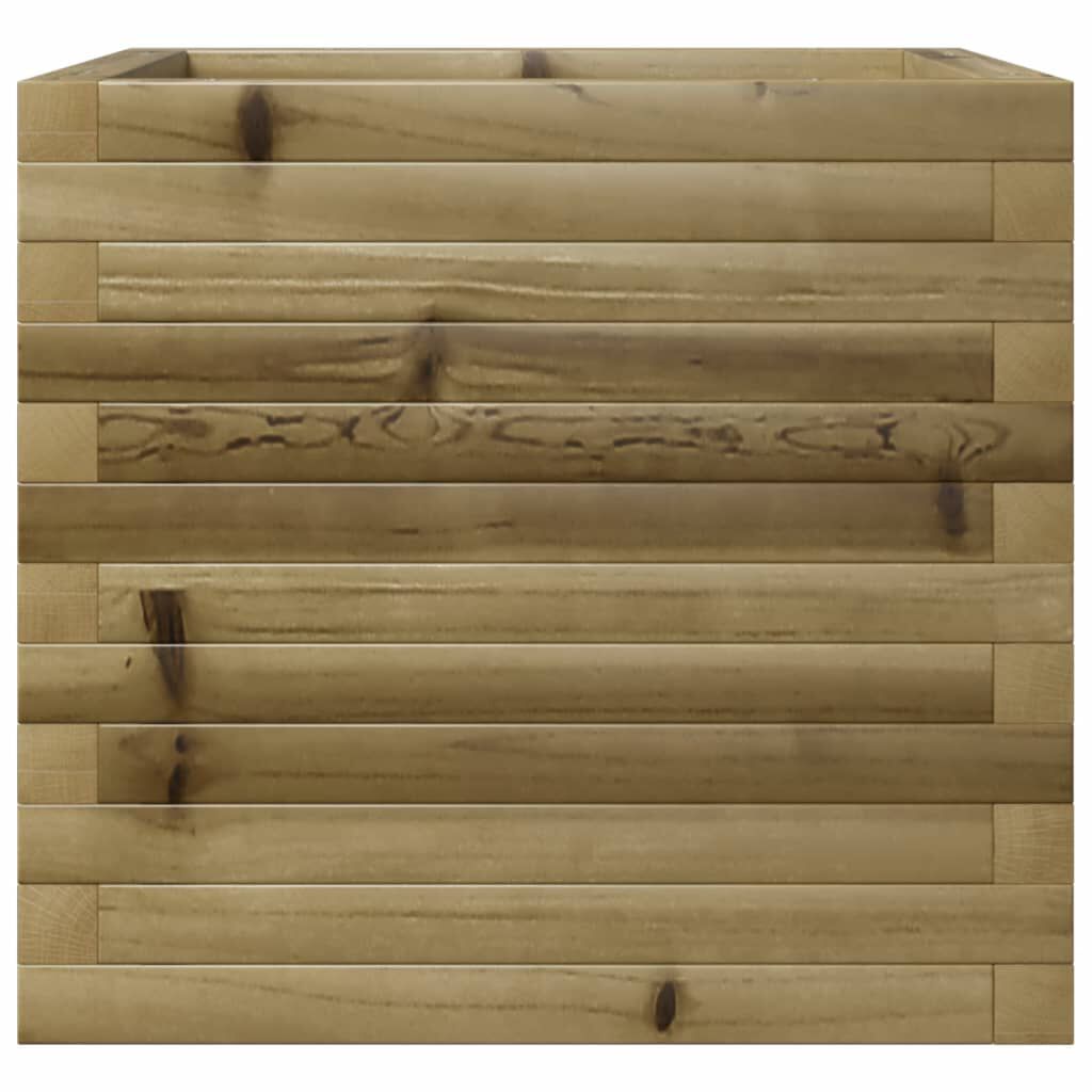 vidaXL Ζαρντινιέρα Κήπου 50x50x45,5 εκ. από Εμποτισμένο Ξύλο Πεύκου