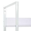 vidaXL Ραφιέρα 4 Επιπέδων Λευκή 60x27,6x124,5 εκ. Επεξεργασμένο Ξύλο