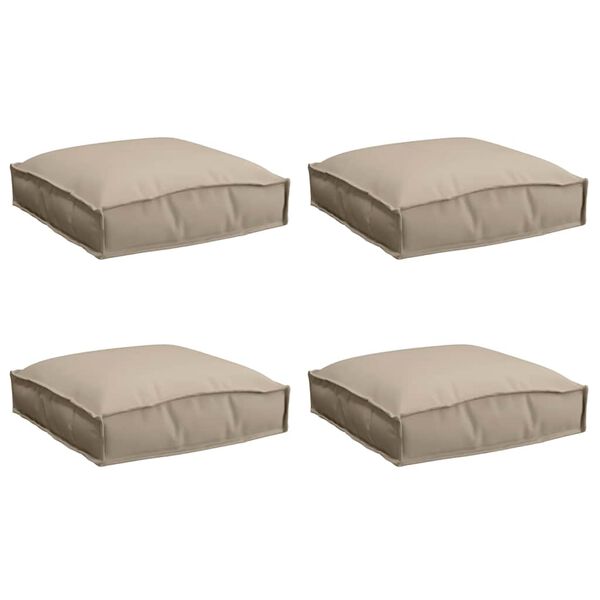 vidaXL &Mu;&alpha;&xi;&iota;&lambda;ά&rho;&iota; 4 pcs Taupe 40 x 40 x 8 &epsilon;&kappa;. Ύ&phi;&alpha;&sigma;&mu;&alpha; Ό&xi;&phi;&omicron;&rho;&nu;&tau;
