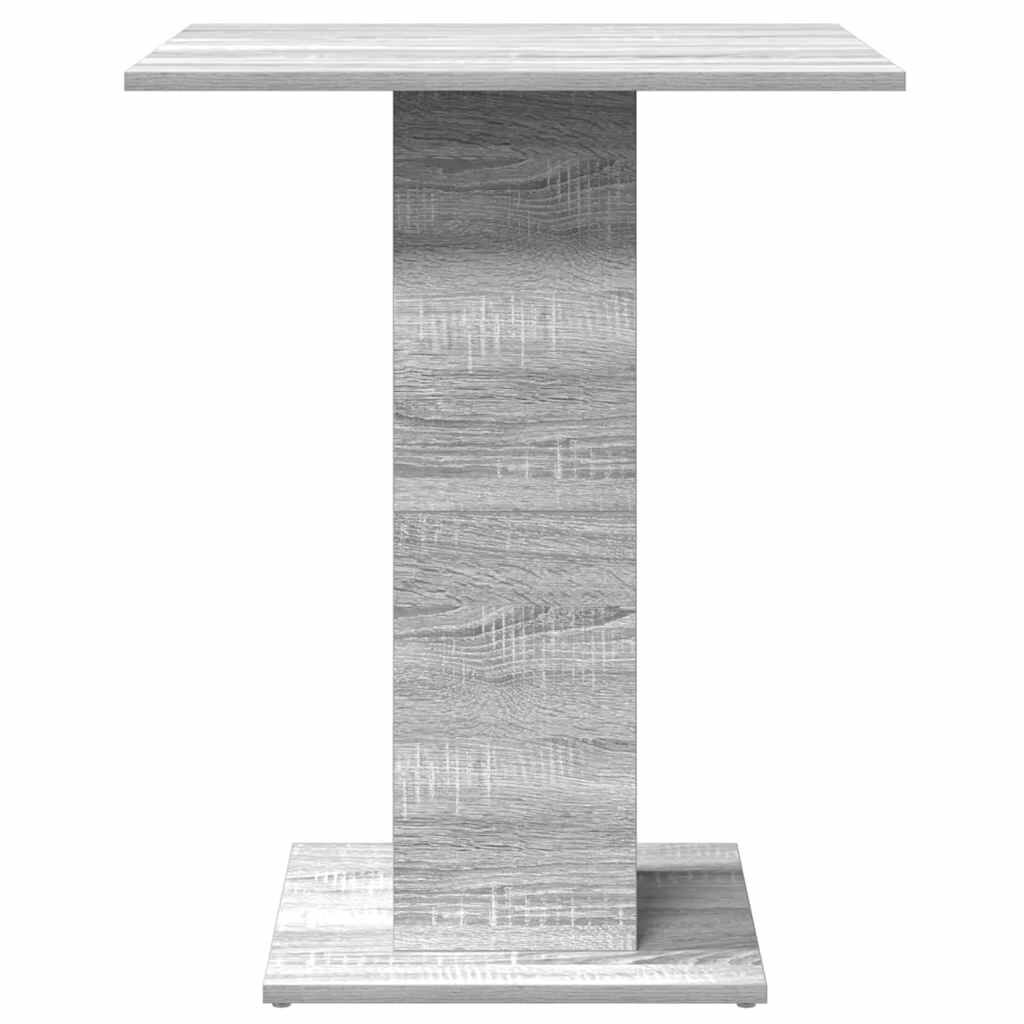 vidaXL Τραπέζι Bistro Γκρι Sonoma 60x60x75 εκ. από Επεξεργασμένο Ξύλο