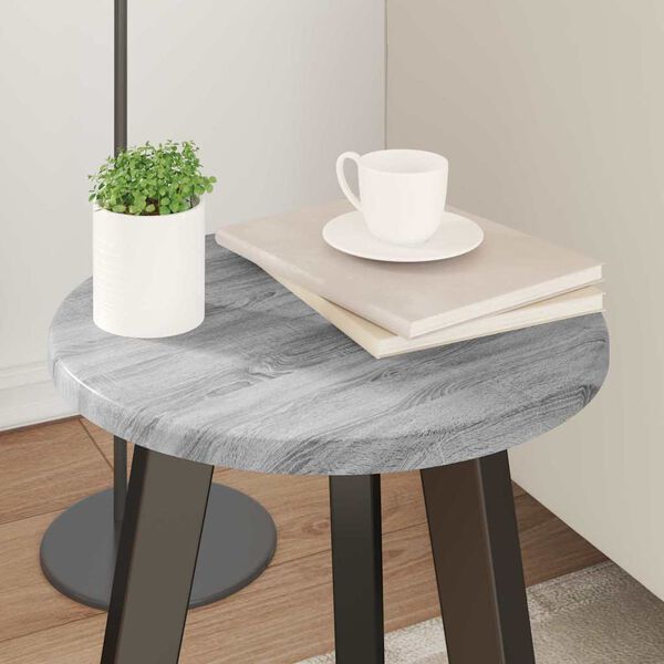 vidaXL Καπάκι τραπεζιού Γκρι sonoma 30 x 30 x 1.5 εκ.