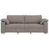 vidaXL Καναπές με μαξιλάρι Taupe 219 x 77 x 82 εκ ύφασμα