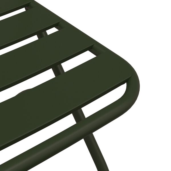 vidaXL Πτυσσόμενη Καρέκλα Κήπου 2 pcs Πράσινο 55 x 56.5 x 91εκ Ατσάλι