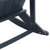 vidaXL Σετ Ξαπλώστρας Κήπου Ναυτικό μπλε HDPE