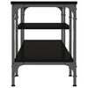 vidaXL Έπιπλο Τηλεόρασης Μαύρο 121 x 35 x 45 εκ. Επεξεργ. Ξύλο/Σίδερο