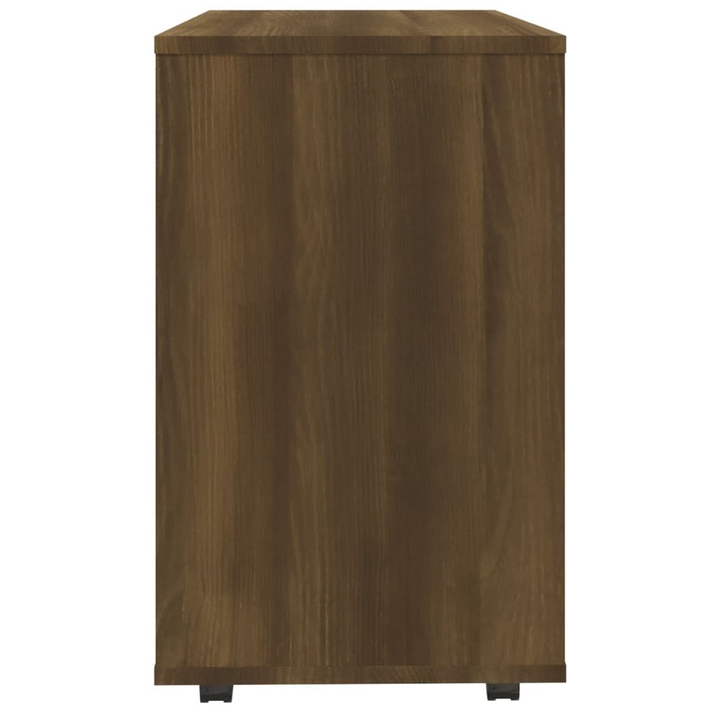 vidaXL Τραπέζι Βοηθητικό Καφέ Δρυς 70x35x55 εκ. Επεξεργασμένο Ξύλο
