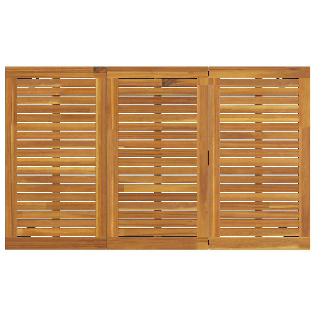 vidaXL Σέτ φαγητού για κήπο 4 pcs Μπεζ 150 x 90 x 75 cm