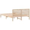vidaXL Σκελετός Κρεβατιού Καφέ 140 x 220 cm Μασίφ ξύλο πεύκου