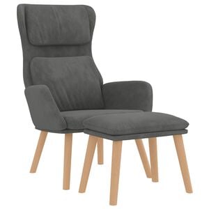 vidaXL &Pi;&omicron;&lambda;&upsilon;&theta;&rho;ό&nu;&alpha; Relax &Sigma;&kappa;&omicron;ύ&rho;&omicron; &Gamma;&kappa;&rho;&iota; &Beta;&epsilon;&lambda;&omicron;ύ&delta;&iota;&nu;&eta; &mu;&epsilon; &Sigma;&kappa;&alpha;&mu;&pi;ό