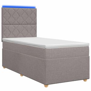 vidaXL &Kappa;&rho;&epsilon;&beta;ά&tau;&iota; box spring &mu;&epsilon; &sigma;&tau;&rho;ώ&mu;&alpha; Taupe 80 x 200 cm Ύ&phi;&alpha;&sigma;&mu;&alpha;