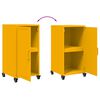 vidaXL Ντουλάπι Μουσταρδί 36x39x72 εκ. από Ατσάλι