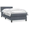 vidaXL Box Spring &Kappa;&rho;&epsilon;&beta;ά&tau;&iota; &mu;&epsilon; &sigma;&tau;&rho;ώ&mu;&alpha; &Sigma;&kappa;&omicron;ύ&rho;&omicron; &gamma;&kappa;&rho;&iota; 80x210 &epsilon;&kappa;. &Beta;&epsilon;&lambda;&omicron;ύ&delta;&iota;&nu;&omicron;