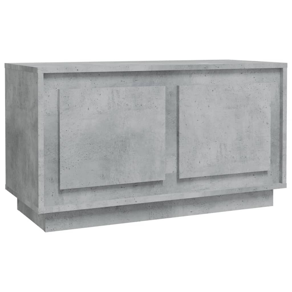 vidaXL Έπιπλο Τηλεόρασης Γκρι Σκυρ. 80x35x45 εκ. Επεξ. Ξύλο