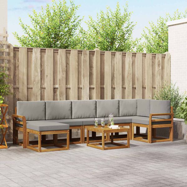 vidaXL &Sigma;&epsilon;&iota;&rho;ά &Kappa;&alpha;&nu;&alpha;&pi;έ &Epsilon;&xi;&omega;&tau;&epsilon;&rho;&iota;&kappa;&omicron;ύ 8 pcs &Phi;&upsilon;&sigma;&iota;&kappa;ό &kappa;&alpha;&iota; &Alpha;&nu;&omicron;&iota;&chi;&tau;ό &Gamma;&kappa;&rho;&iota;