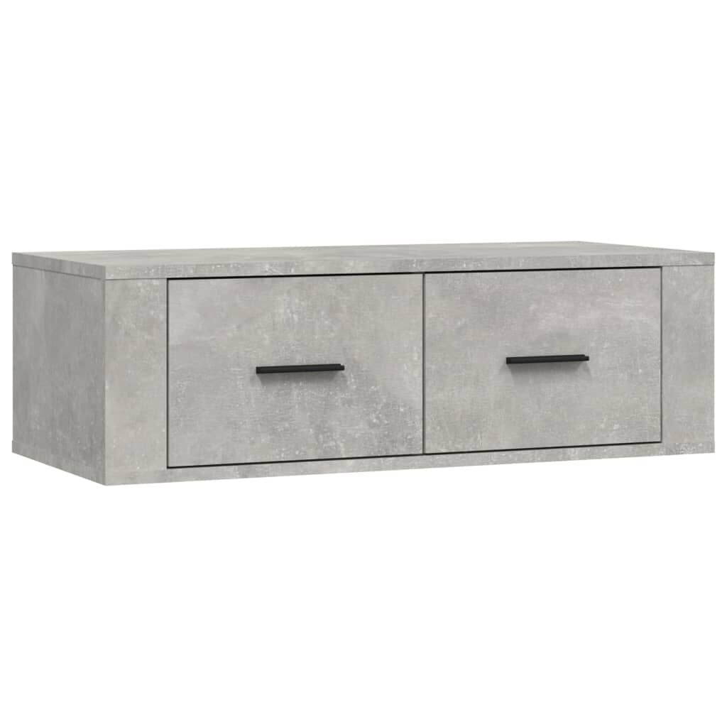 vidaXL Ντουλάπι Τηλεόρασης Κρεμ. Γκρι Σκυρ. 80x36x25εκ. Επεξ. Ξύλο