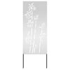 vidaXL &Omicron;&theta;ό&nu;&eta; &Iota;&delta;&iota;&omega;&tau;&iota;&kappa;ό&tau;&eta;&tau;&alpha;&sigmaf; &Kappa;ή&pi;&omicron;&upsilon; Floral &Alpha;&sigma;&eta;&mu;ί 50 x 140 &epsilon;&kappa;