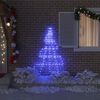 vidaXL LED Χριστουγεννιάτικο Δέντρο με 112 LED Μπλε 182 εκ Μέταλλο