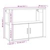 vidaXL Ντουλάπι Καπνιστή Δρυς 80x30x60 εκ. από Επεξεργασμένο Ξύλο