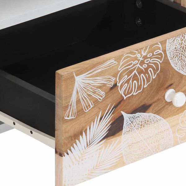 ντουλάπι τηλεόρασης vidaXL 105x33,5x46 cm μασίφ ξύλο Mango