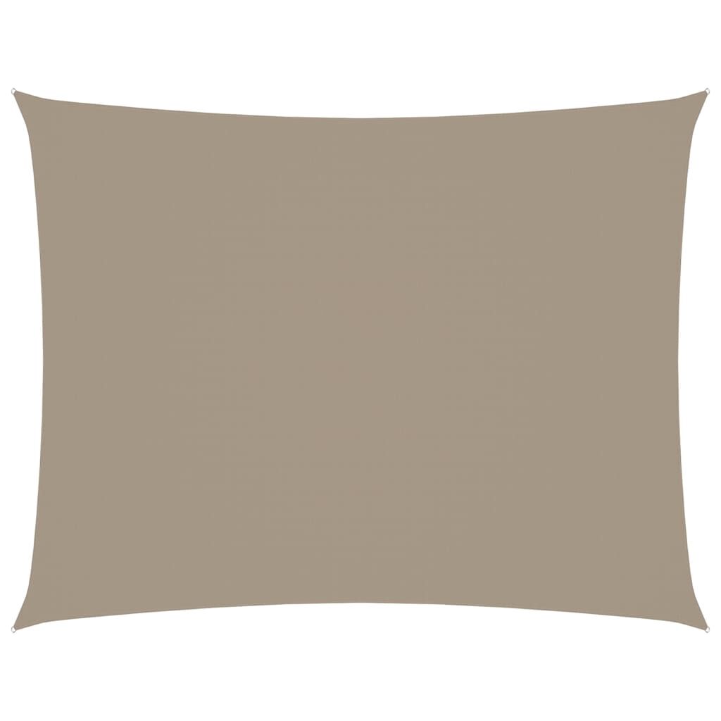 vidaXL Πανί Σκίασης Ορθογώνιο Taupe 2,5 x 3,5 μ. από Ύφασμα Oxford