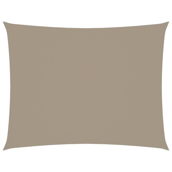 vidaXL Πανί Σκίασης Ορθογώνιο Taupe 2,5 x 3,5 μ. από Ύφασμα Oxford