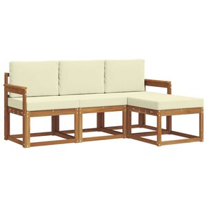 vidaXL &Sigma;&epsilon;&iota;&rho;ά &Kappa;&alpha;&nu;&alpha;&pi;έ &Epsilon;&xi;&omega;&tau;&epsilon;&rho;&iota;&kappa;&omicron;ύ &mu;&epsilon; &mu;&alpha;&xi;&iota;&lambda;ά&rho;&iota; 4 pcs &Phi;&upsilon;&sigma;&iota;&kappa;ό &kappa;&alpha;&iota; &Kappa;&rho;έ&mu;&alpha;