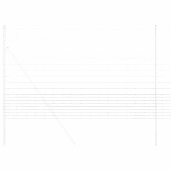 vidaXL &Pi;&epsilon;&rho;ί&phi;&rho;&alpha;&xi;&eta; &alpha;&gamma;&rho;&omicron;ύ &Alpha;&sigma;&eta;&mu;ί 25 x 1,5 m &Gamma;&alpha;&lambda;&beta;&alpha;&nu;&iota;&sigma;&mu;έ&nu;&omicron;&sigmaf; &chi;ά&lambda;&upsilon;&beta;&alpha;&sigmaf;