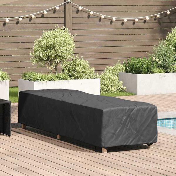 vidaXL Κάλυμμα επίπλων εξωτερικού χώρου 210 x 74 x 40 εκ