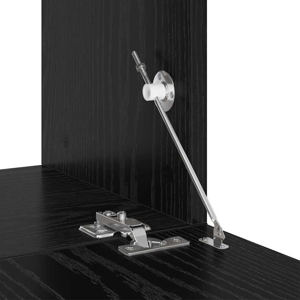 vidaXL Σετ επίπλου τηλεόρασης 7 pcs Μαύρη δρυς 80 x 30 x 30 εκ