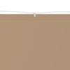 vidaXL Τέντα Κάθετη Taupe 140 x 800 εκ. από Ύφασμα Oxford