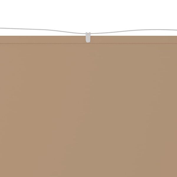 vidaXL Τέντα Κάθετη Taupe 140 x 800 εκ. από Ύφασμα Oxford