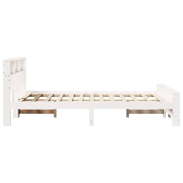 vidaXL Σκελετός Κρεβατιού Καφέ 180 x 200 cm Μασίφ ξύλο πεύκου