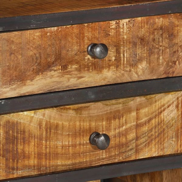 vidaXL Ντουλάπι Ψηλό 40 x 30 x 126 εκ. από Μασίφ Ξύλο Μάνγκο