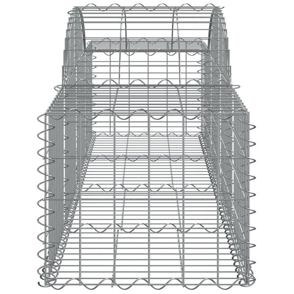 vidaXL Συρματοκιβώτια Τοξωτά 7 τεμ. 200x50x40/60 εκ. Γαλβαν. Ατσάλι