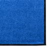vidaXL Χαλάκι Εξώπορτας Μπλε και Μαύρο 120 x 250 cm Πολυαμίδιο και PVC