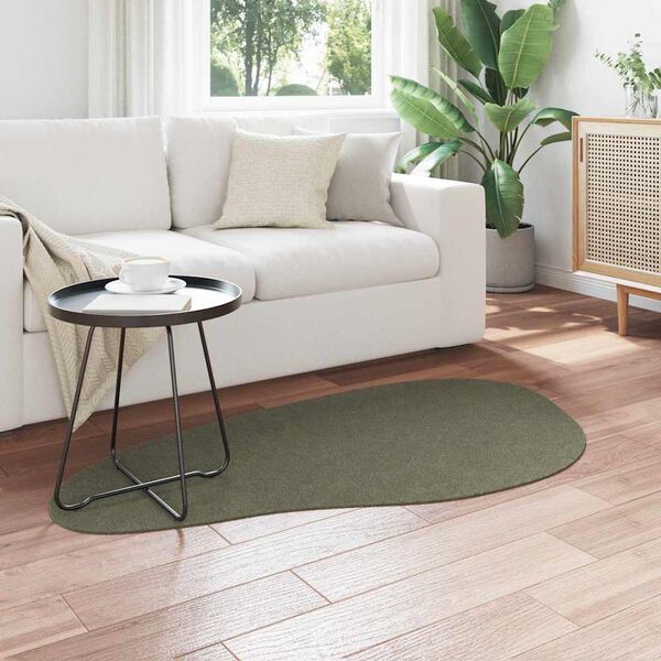 vidaXL Χαλί HUARTE Δασικό Πράσινο 80 x 150 cm Πολυεστέρας