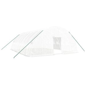 vidaXL &Theta;&epsilon;&rho;&mu;&omicron;&kappa;ή&pi;&iota;&omicron; &mu;&epsilon; &Alpha;&tau;&sigma;ά&lambda;&iota;&nu;&omicron; &Pi;&lambda;&alpha;ί&sigma;&iota;&omicron; &Lambda;&epsilon;&upsilon;&kappa;ό 48 &mu;&sup2; 8 x 6 x 2,85 &mu;.