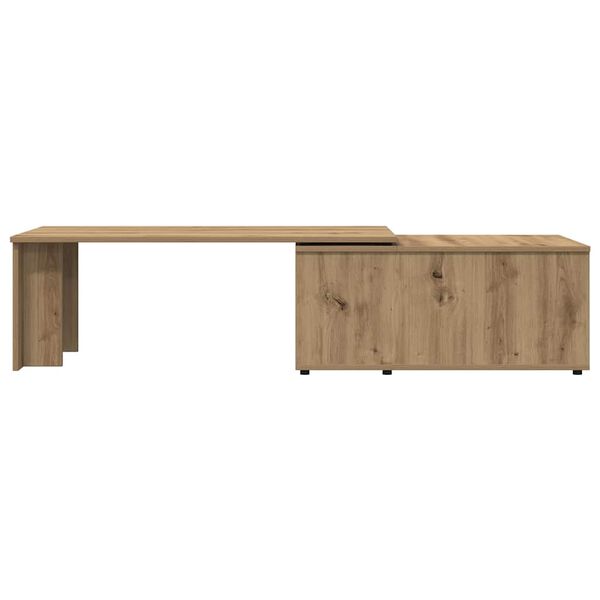 vidaXL &Tau;&rho;&alpha;&pi;&epsilon;&zeta;ά&kappa;&iota; &sigma;&alpha;&lambda;&omicron;&nu;&iota;&omicron;ύ Artisan Oak 150x50x35 cm &Kappa;&alpha;&tau;&alpha;&sigma;&kappa;&epsilon;&upsilon;&alpha;&sigma;&mu;έ&nu;&omicron; &xi;ύ&lambda;&omicron;