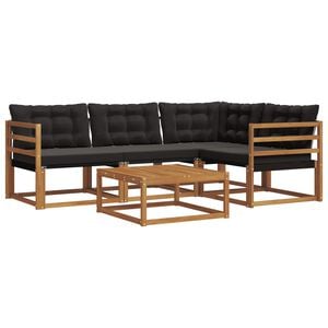 vidaXL &Sigma;&epsilon;&iota;&rho;ά &Kappa;&alpha;&nu;&alpha;&pi;έ &Epsilon;&xi;&omega;&tau;&epsilon;&rho;&iota;&kappa;&omicron;ύ &mu;&epsilon; &mu;&alpha;&xi;&iota;&lambda;ά&rho;&iota; 5 pcs &Phi;&upsilon;&sigma;&iota;&kappa;ό &kappa;&alpha;&iota; &Mu;&alpha;ύ&rho;&omicron;