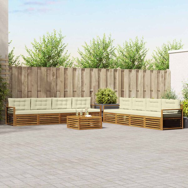 vidaXL &Sigma;&epsilon;&iota;&rho;ά &Kappa;&alpha;&nu;&alpha;&pi;έ &Epsilon;&xi;&omega;&tau;&epsilon;&rho;&iota;&kappa;&omicron;ύ &mu;&epsilon; &mu;&alpha;&xi;&iota;&lambda;ά&rho;&iota; 9 pcs &Phi;&upsilon;&sigma;&iota;&kappa;ό &kappa;&alpha;&iota; &Kappa;&rho;έ&mu;&alpha;