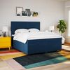 vidaXL &Kappa;&rho;&epsilon;&beta;ά&tau;&iota; Boxspring &mu;&epsilon; &Sigma;&tau;&rho;ώ&mu;&alpha; &Mu;&pi;&lambda;&epsilon; 200x200 &epsilon;&kappa;. &Upsilon;&phi;&alpha;&sigma;&mu;ά&tau;&iota;&nu;&omicron;