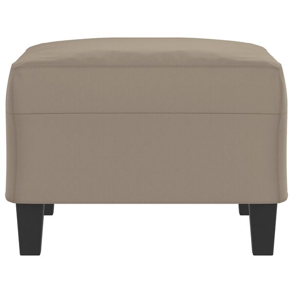 vidaXL Υποπόδιο Taupe 70 x 55 x 41 εκ. από Ύφασμα Μικροϊνών