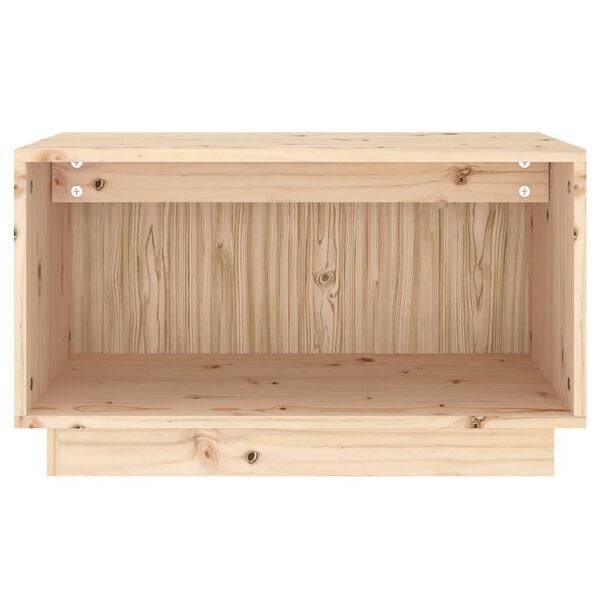 vidaXL Έπιπλο Τηλεόρασης 60 x 35 x 35 εκ. από Μασίφ Ξύλο Πεύκου