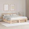 vidaXL Σκελετός Κρεβατιού Καφέ 180 x 200 cm Μασίφ ξύλο πεύκου
