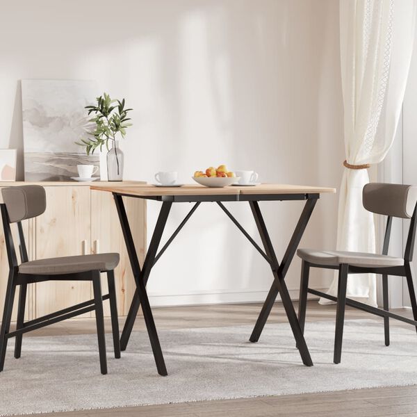 vidaXL Πόδια Τραπεζαρίας σε Σχήμα «X» 60x60x73 εκ. Ατσάλι