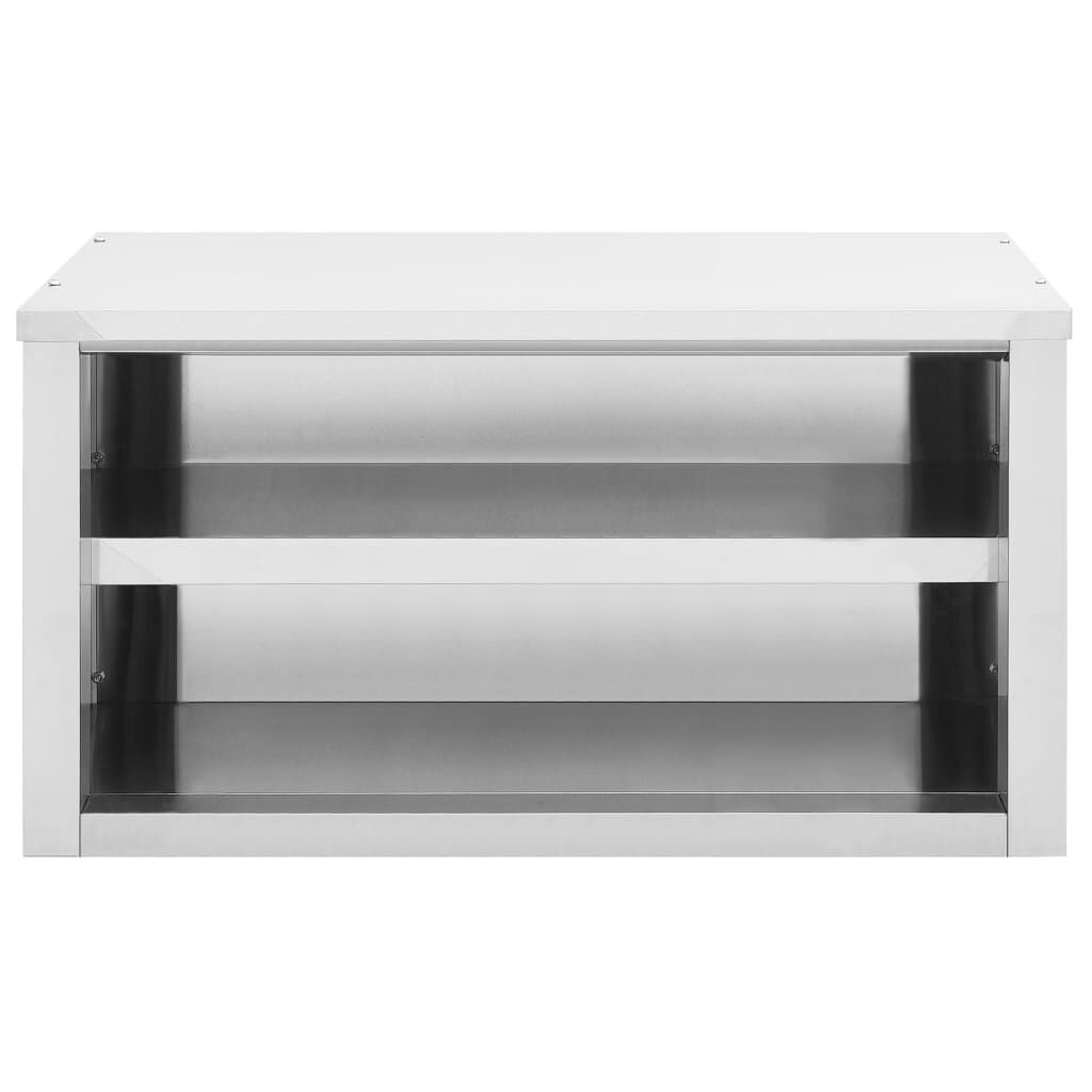 vidaXL Ερμάριο Τοίχου 90 x 40 x 50 εκ. Ανοξείδωτο Ατσάλι