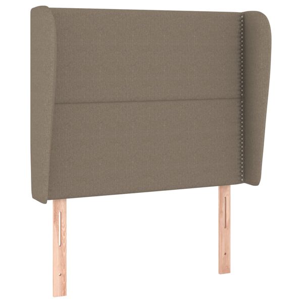 vidaXL Κεφαλάρι με Πτερύγια Taupe 103x23x118/128 εκ. Υφασμάτινο